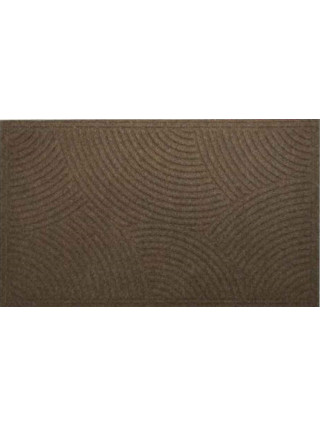 Килим гумовий 45*75*0,2 см з ворсовим покриттям (коричневий)