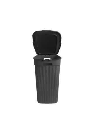 NOSTALGIA Кошик для білизни Elif Plastic (антрацит) 40л 43*32*56 см 