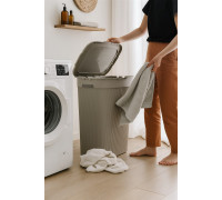 NOSTALGIA Кошик для білизни Elif Plastic (сірий) 40л 43*32*56 см 