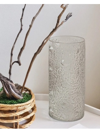 Ваза скляна VITTORA Діамант (прозора) 29.5 см, 