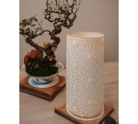 Ваза скляна VITTORA Місячний камінь (молочна) 29.5см, 