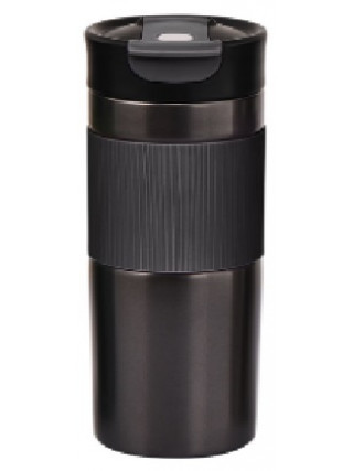 Термокухоль Ardesto Comfort 450мл, нержавіюча сталь, чорний