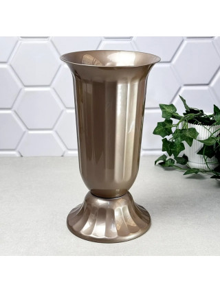 Вазон з підставкою флора 29 (платина)