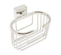 Поличка в ванну кімнату Besser "Корзинка", 12,5*5*9 см (хромована сталь)