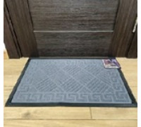 Килим гумовий Dariana MX 40*60 см., з ворсовим покриттям (сірий)