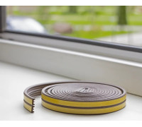 Ущільнювач для вікон/дверей Feniks PROFIL E КОРИЧНЕВИЙ 9* 4 см 6 м