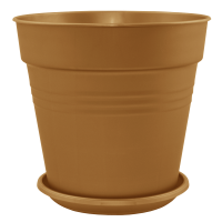 Вазон з підставкою "Глорія" 18,5*18 см. (бронзовий)