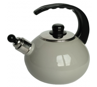 Чайник емальований Kamille 2,5 л. зі свистком, пластикова ручка