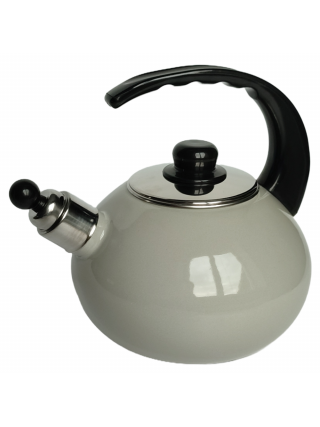 Чайник емальований Kamille 2,5 л. зі свистком, пластикова ручка