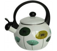 Чайник емальований Kamille 2,2 л. зі свистком, пластикова ручка