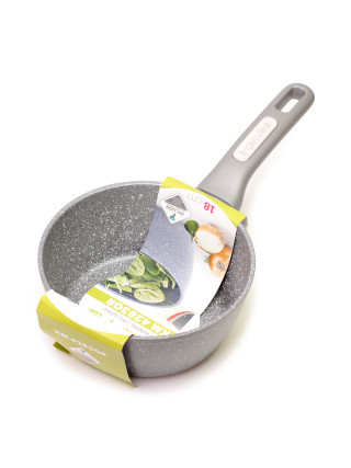 Ківш алюмінієвий Kamille Granite 1,65 л., d-18 см. з гранітним антипригарним покриттям 