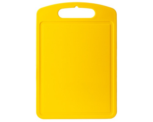 Дошка кухонна пластикова Алеана 25*15 см. (темно жовтий)
