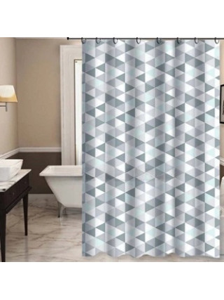 Шторка (фіранка) для душу PEVA 180*180 см, 12 кілець ZHY209-1