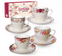 Сервіз чайний S&T Квітковий орнамент 12 пр. 250 мл