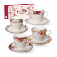 Сервіз чайний S&T Квітковий орнамент 12 пр. 250 мл