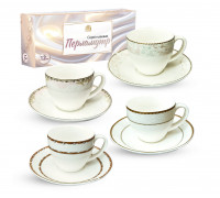 Сервіз кавовий S&T Перламутр 12 пр. 100 мл
