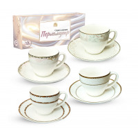 Сервіз кавовий S&T Перламутр 12 пр. 100 мл