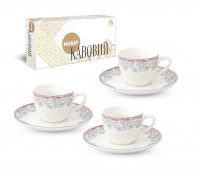 Сервіз кавовий S&T Бернадот 12пр  (чашка 120 мл. блюдце 12,5 см)