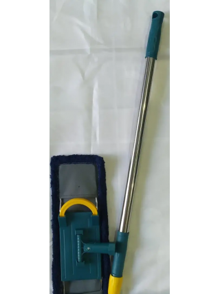 Швабра - полотер для підлоги, локшина 120 гр., МЕТАЛЕВА основа 42*10 см, телескопічна рукоятка 75*120 см