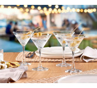 Набір келихів Pasabahce Timeless для мартіні 230 мл 4 шт