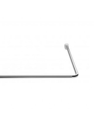 Карниз в ванну кімнату Feniks, Г-подібний, 90*90 см., хромований