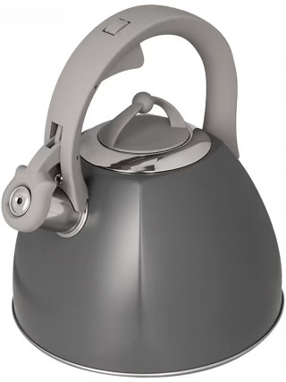 Чайник Ardesto Gemini 2,5 л., нержавіюча сталь (чорний)