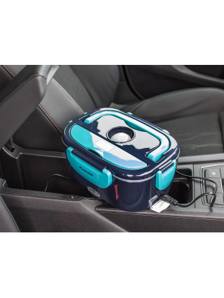 Ланч бокс з підігрівом Kamille 1950 мл. (450 мл., 1500 мл.), електричний, працює від прикурювача