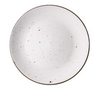 Тарілка обідня Ardesto Bagheria Bright white 26 см., кераміка