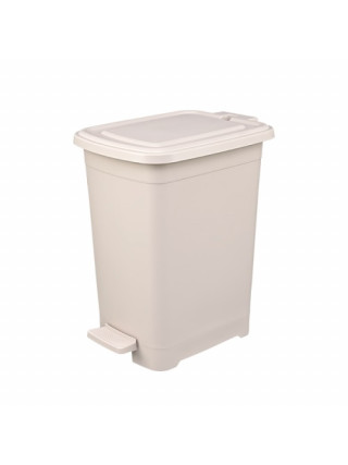 Відро для сміття з педаллю Elif Plastic 25 л., Slim  28*36*44,5 см, (сірий)*6