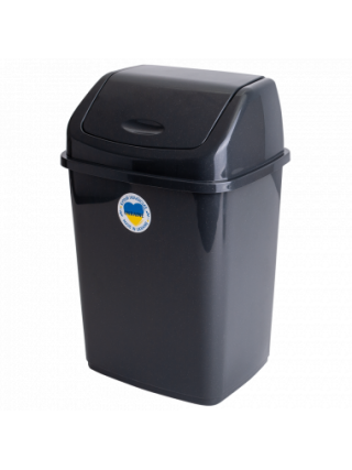 Відро для сміття 18 л. (граніт) (в уп. 10 шт)