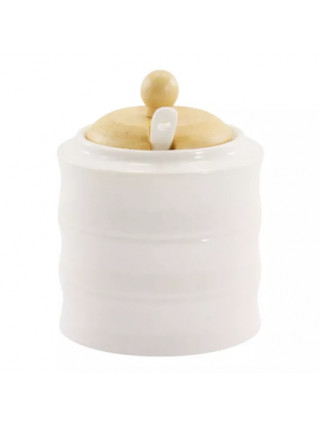 Цукорниця Interos Grazie 330 мл  з ложкою та дерев. кришкою 