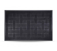 Килимок гумовий придверний Dariana MX 60*90 см чорний