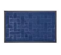 Килимок гумовий придверний Dariana MX 45*75 см темно-синій