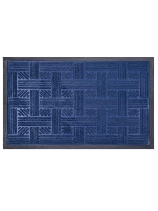 Килимок гумовий придверний Dariana MX 45*75 см темно-синій