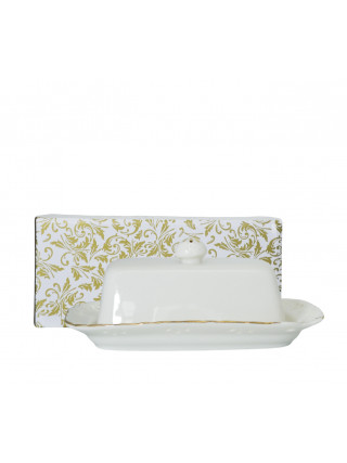 Масельничка S&T Білий Бант порцеляна