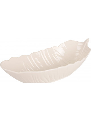 Блюдо-салатник овальний Led Leaf Deep 35*14*8 см, порцеляна