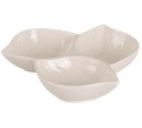 Блюдо-менажниця Led Figure 3 секції 21*21*4 см