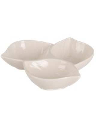 Блюдо-менажниця Led Figure 3 секції 21*21*4 см