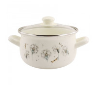 Каструля емальована Interos Кульбаба 5,1 л  d.22 см