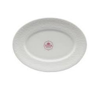 Блюдо овальне Tudor England Royal White Лоза 30 см