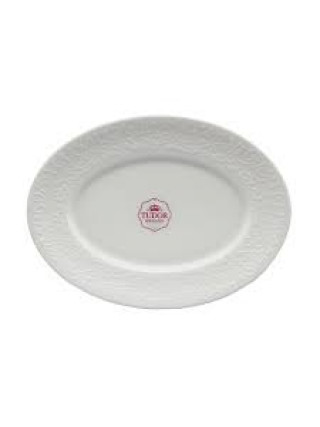 Блюдо овальне Tudor England Royal White Лоза 30 см