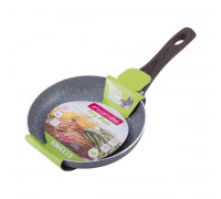 Сковорода Kamille Grey marble d. 20 см, з антипригарним покриттям Grey marble з алюмінію