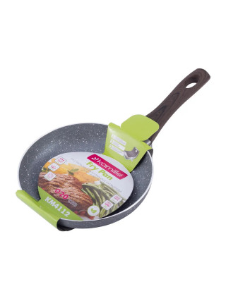 Сковорода Kamille Grey marble d. 20 см, з антипригарним покриттям Grey marble з алюмінію