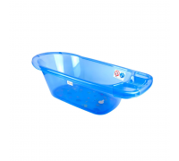 Ванночка дитяча прозора зі зливом 50л, 85*43*24см (колір мікс), Irak plastik