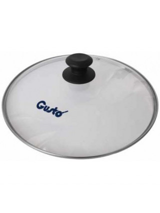 Кришка скляна Gusto d-28 см. без тримача