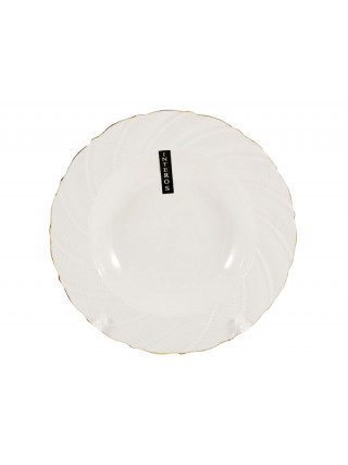 Тарілка глибока Interos ''Хвиля'' 21,5 см.. порцеляна