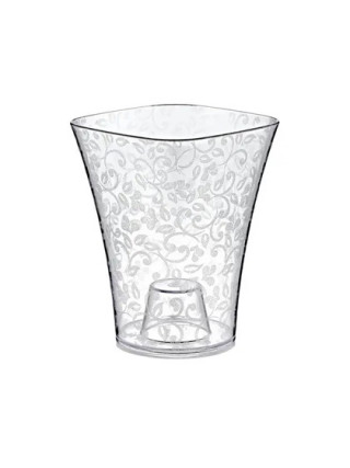 Вазон Elif Plastiс "Ажур" для орхідей 1.5 л. (прозорий)