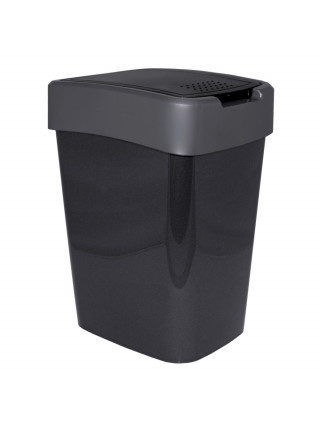 Відро для сміття "Євро" 25 л. (граніт - сірий)
