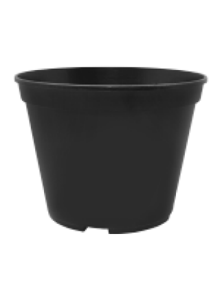 Вазон для розсади круглий 0,86 л, 13*9,7см, упаковка (50шт) (чорний)