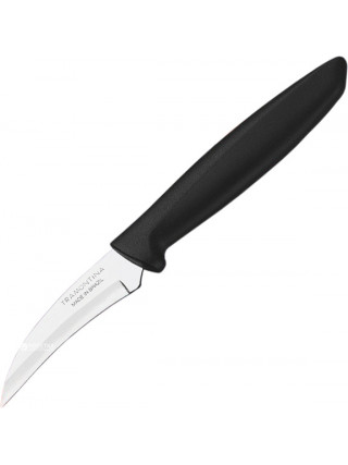 Ніж Tramontina Plenus black шкіроз'ємний, лезо 76 мм.